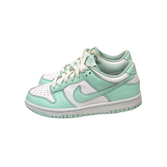 Nike Shoes Dunk Low Mint Foam Teal White Sneakers Size Youth 5 - Picture 1 of 6